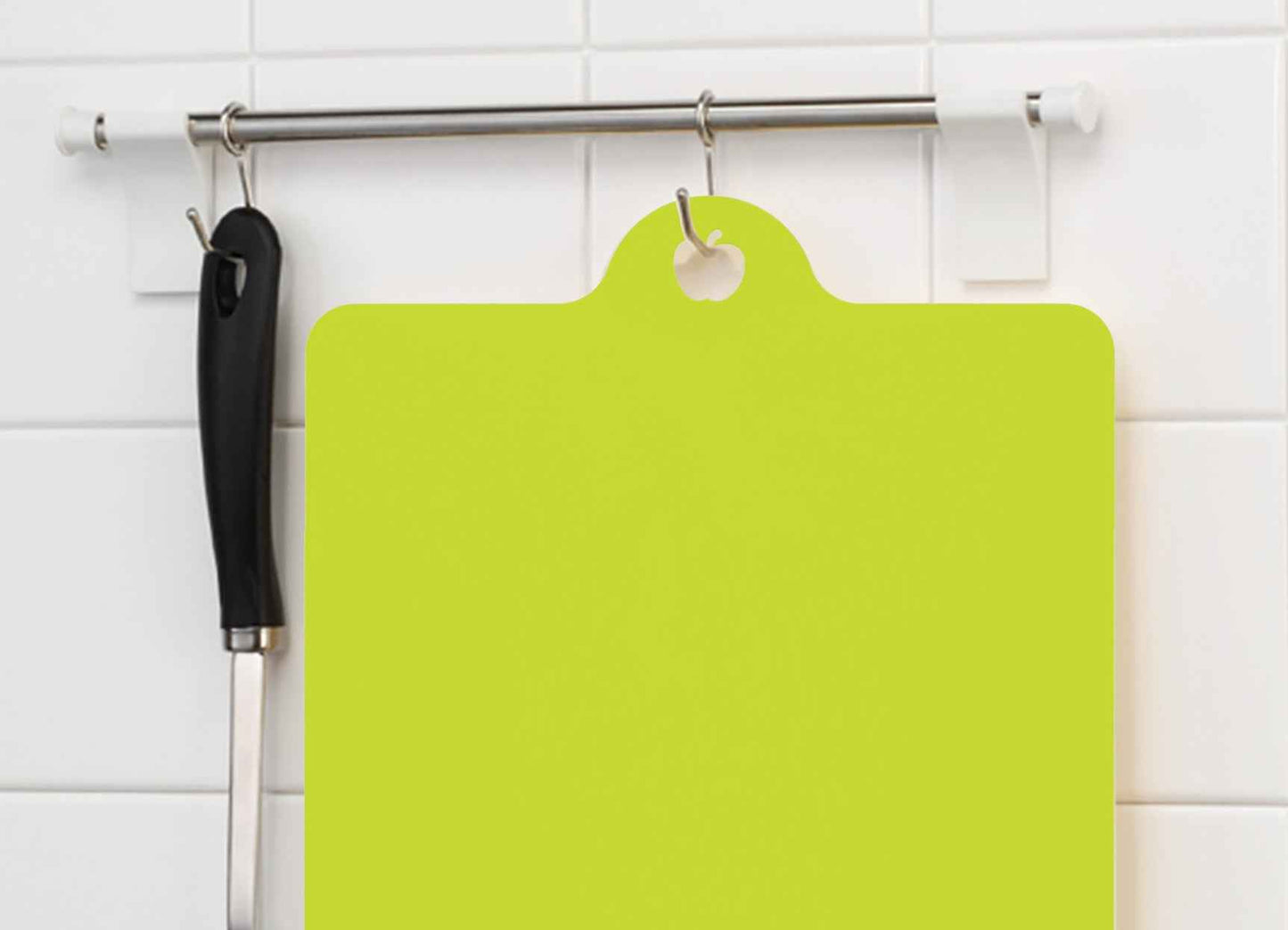 Inomata Flexible Sheet Cutting Board for Fruit Green