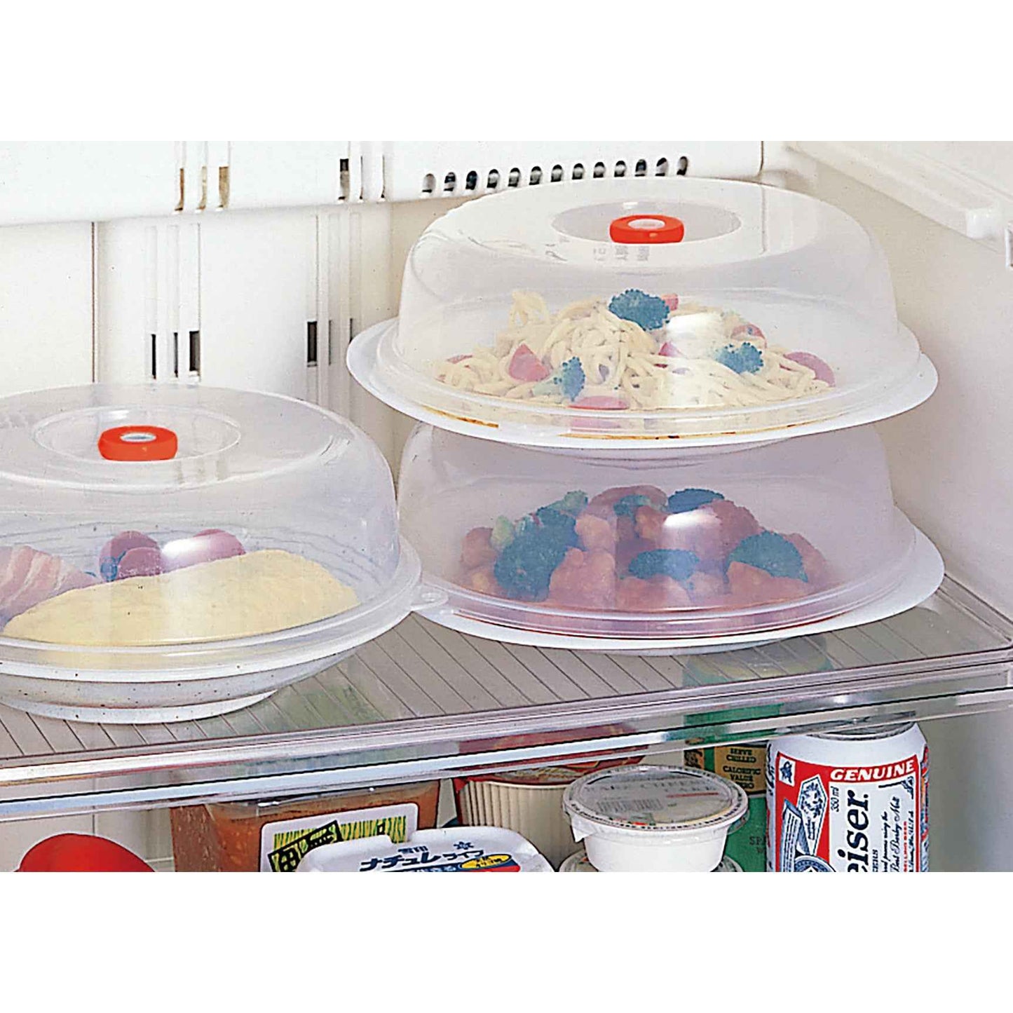 Inomata Microwave Silicone Lid Food Storage Cover Anti-Dust Oven Safe Clear