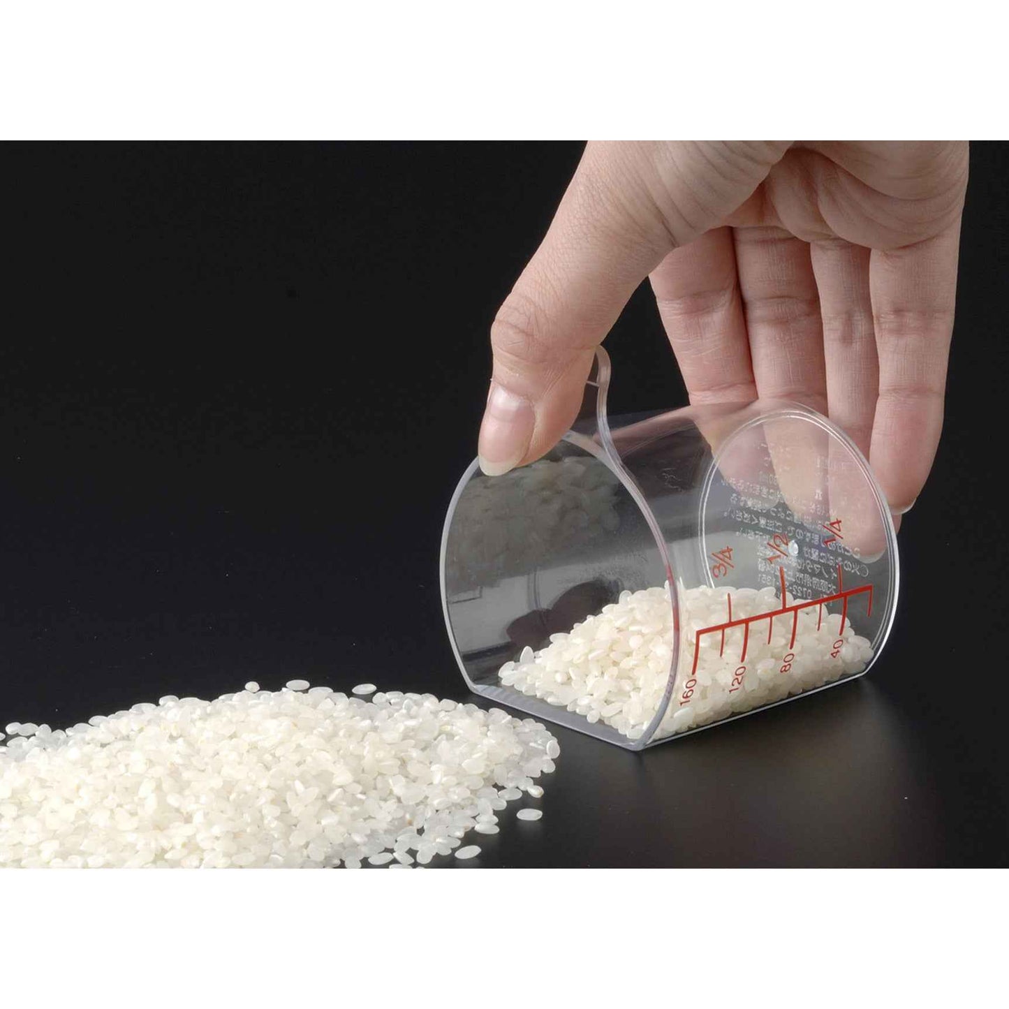 Inomata Measuring Rice Cup (180ml) BPA Free Clear