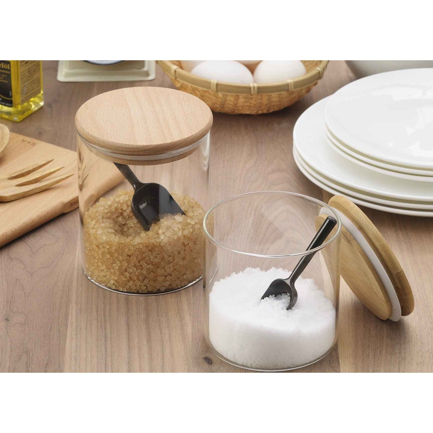 Inomata Measuring Short Spoon 2p (5 & 15ml) Kitchen Tool Grey