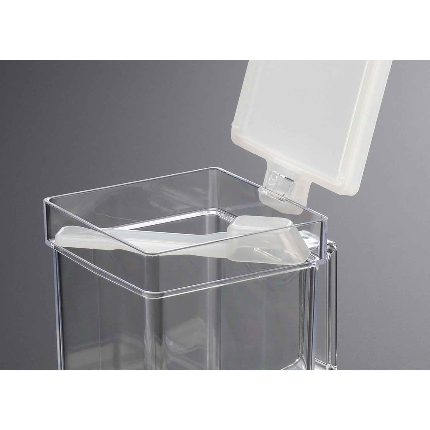 Inomata Seasoning Storage Container (400ml) Jar with Spoon White