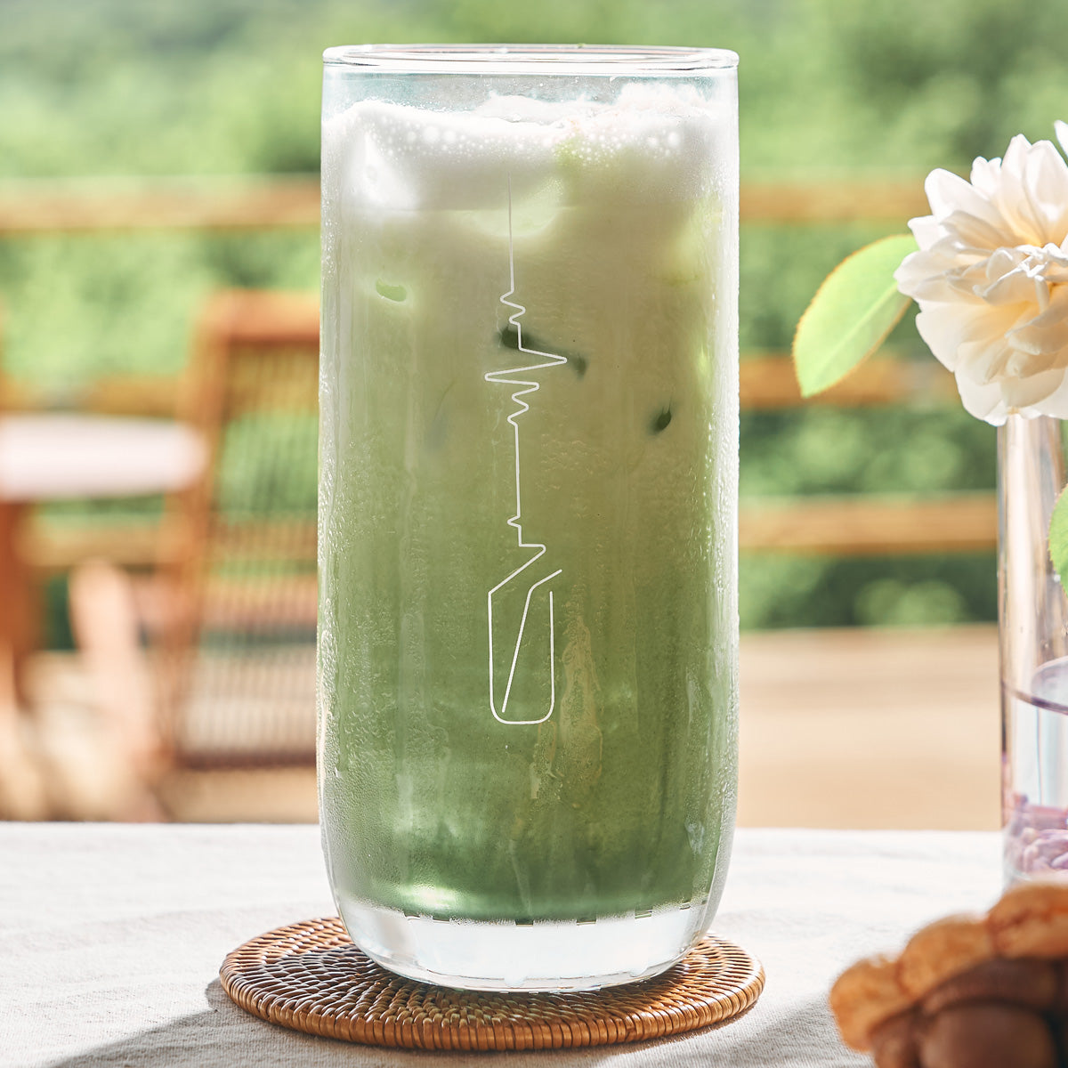 CAFE GRANDE Beat in Cafe Big Mug (625ml) Glass Cup - ๋ผ์จ์๋จ ์นดํ๊ทธ๋๋ฐ ๋นํธ์ธ์นดํ - adamhnk