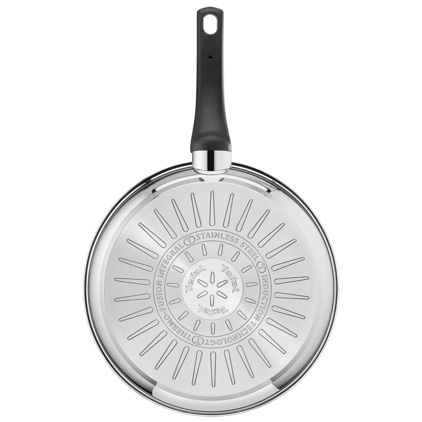 Tefal Emotion Stainless Steel Induction Frying Pan (30cm) Dishwasher Oven Safe No PFOA Silver - Adamhnk