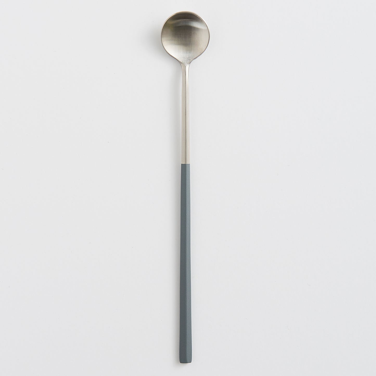 EBRO PREMIUM Stainless Steel Long Tea Spoon Easy Grip Tableware Gray - ๋ผ์จ์๋จ ์ด๋ธ๋ก ๋กฑํฐ์คํผ ์์ฌ๊ทธ๋ ์ด - adamhnk