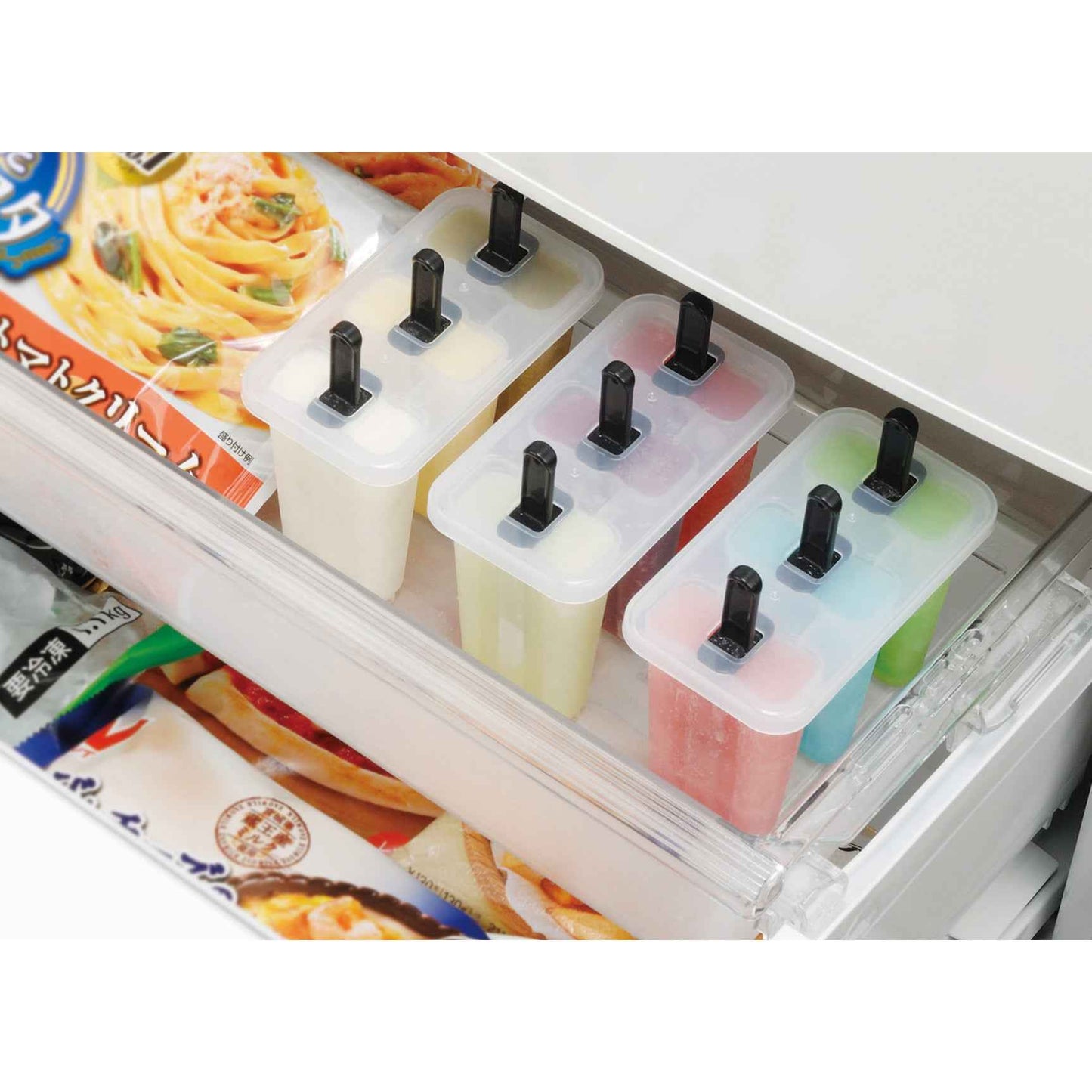 Inomata Ice Bar Cream 3p Mold Maker Clear