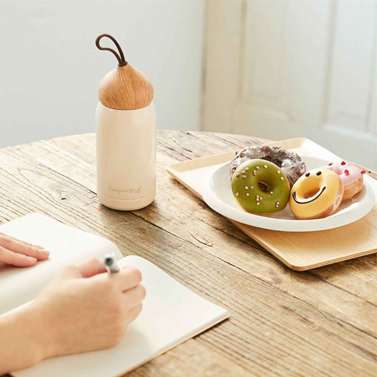 Acorn Mug Tumbler (280ml) Bottle Cream