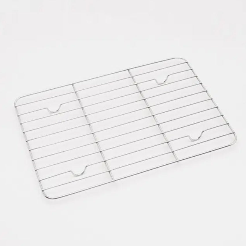 All-Stainless Steel Frying Basket (23x16cm) Silver - Adamhnk