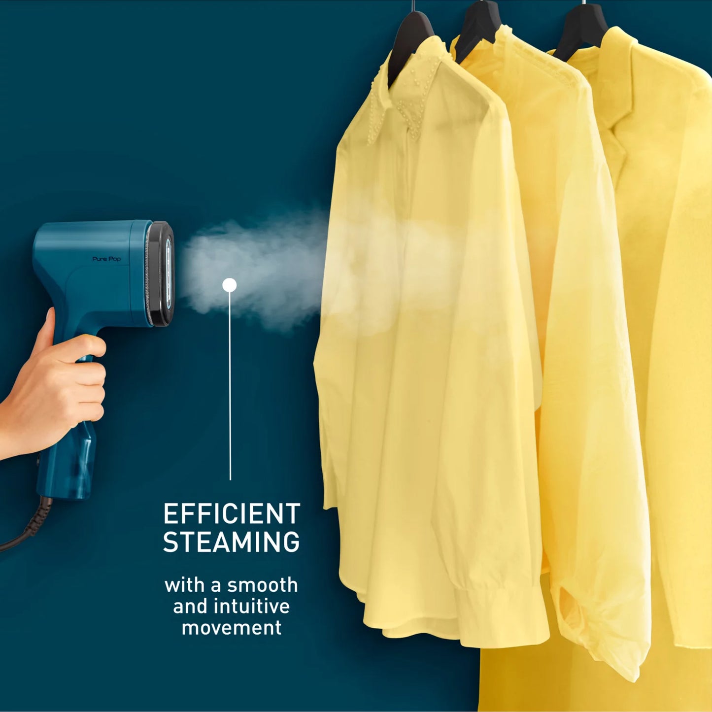 TEFAL DT2020 Pure POP Handheld Garment Steamer Iron 1200W Blue - ํ
ํ ๊ฐ๋จผ์คํฐ๋จธ ํจ์ด ํ ์ค์
๋ฅ๋ธ๋ฃจ DT2020K0 - adamhnk