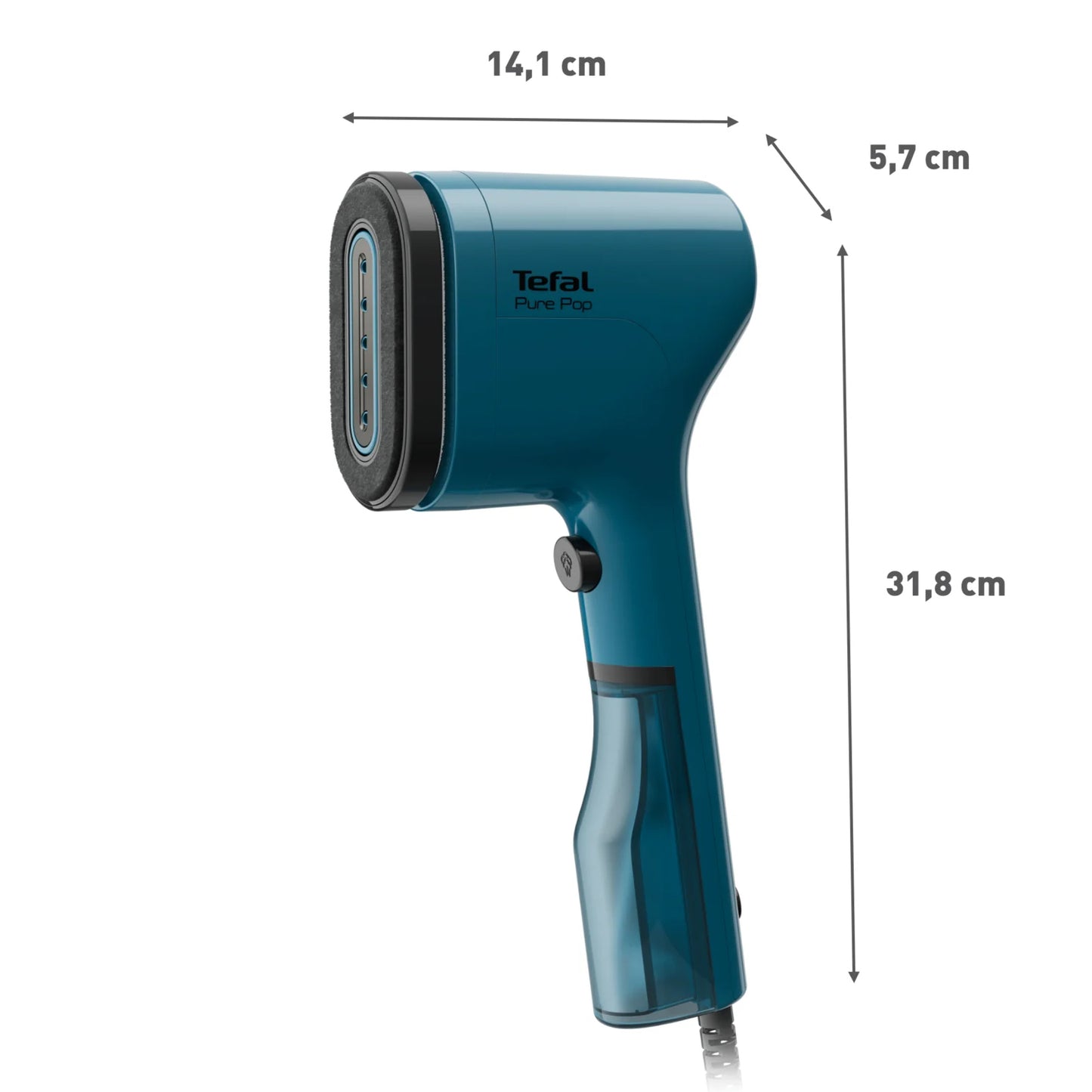 TEFAL DT2020 Pure POP Handheld Garment Steamer Iron 1200W Blue - ํ
ํ ๊ฐ๋จผ์คํฐ๋จธ ํจ์ด ํ ์ค์
๋ฅ๋ธ๋ฃจ DT2020K0 - adamhnk