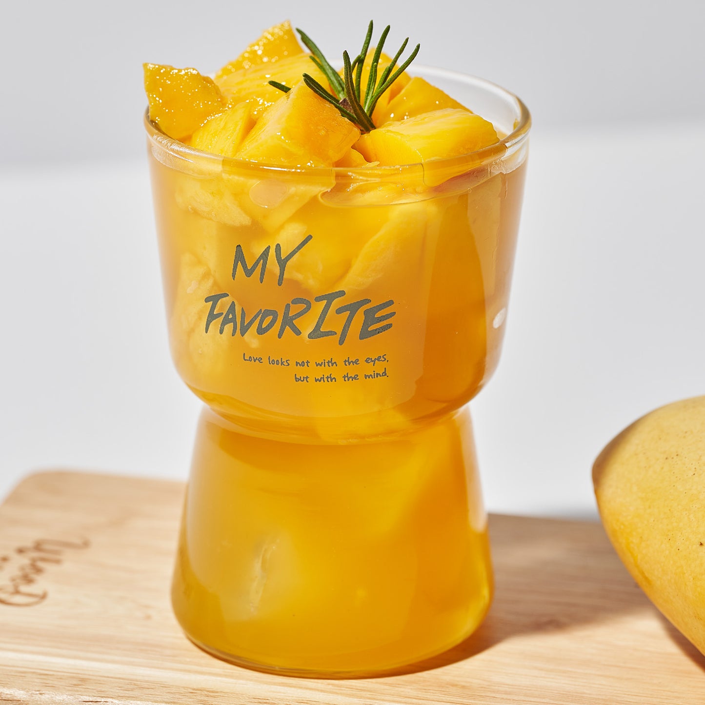 My Favorite Glass Mug Cup (350ml) Tableware Green - ๋ผ์จ์๋จ ๋ง์ดํ๋ฒ๋ฆฟ 350ml - adamhnk