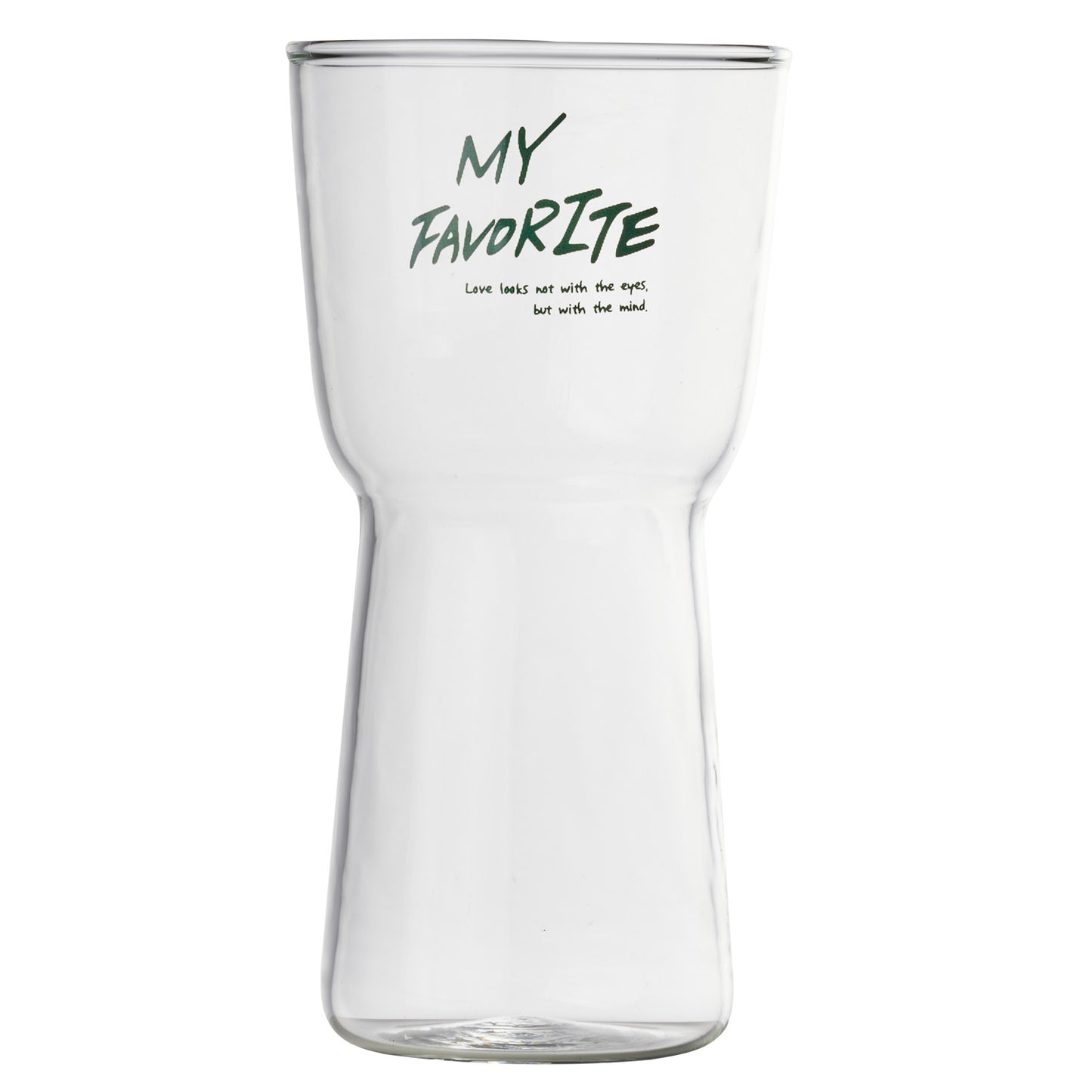 My Favorite Glass Mug Cup (450ml) Tableware Green - ๋ผ์จ์๋จ ๋ง์ดํ๋ฒ๋ฆฟ 450ml - adamhnk