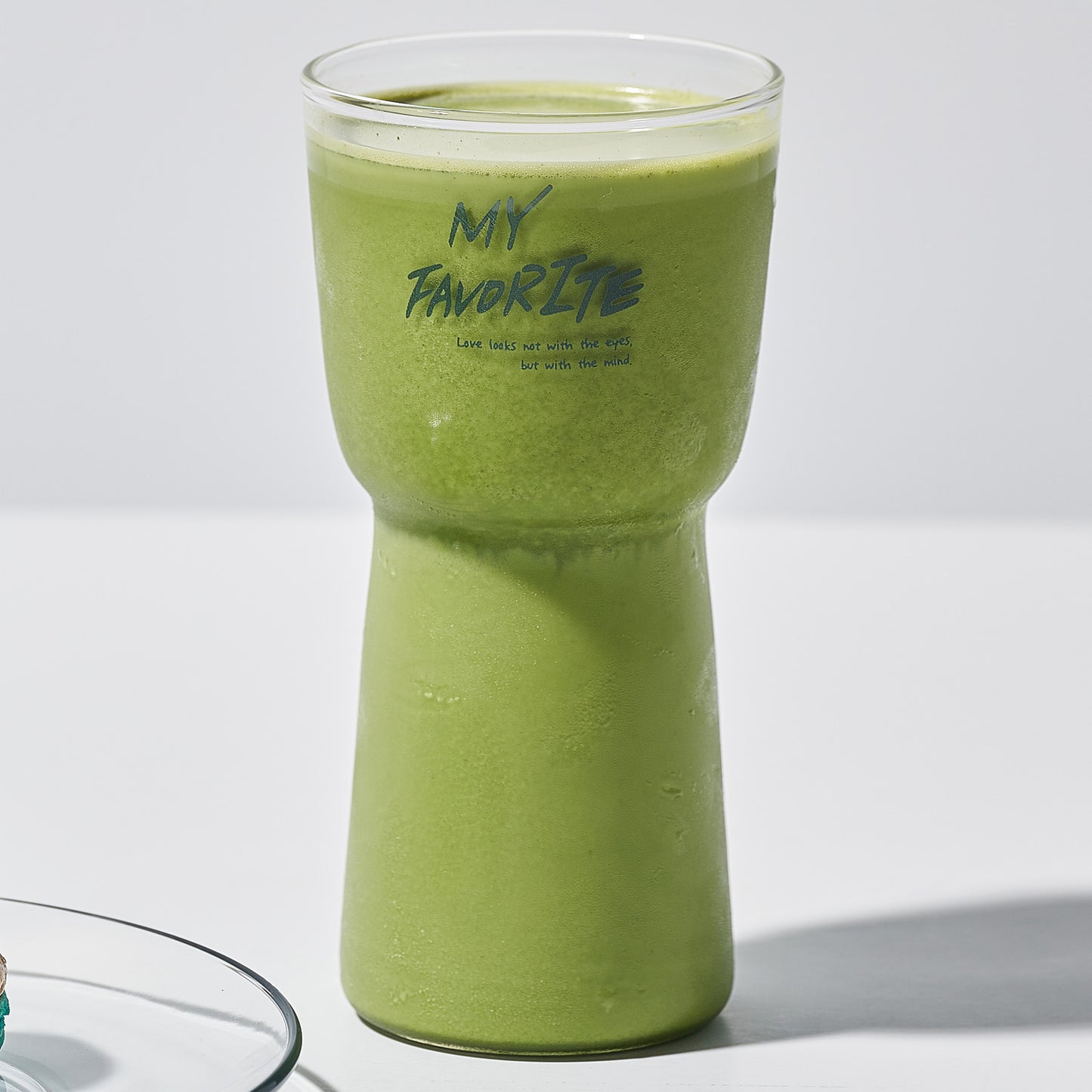 My Favorite Glass Mug Cup (450ml) Tableware Green - ๋ผ์จ์๋จ ๋ง์ดํ๋ฒ๋ฆฟ 450ml - adamhnk