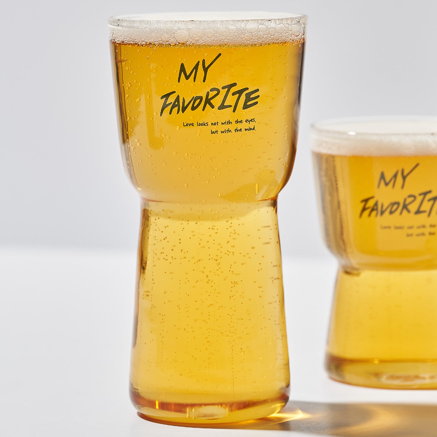 My Favorite Glass Mug Cup (450ml) Tableware Green - ๋ผ์จ์๋จ ๋ง์ดํ๋ฒ๋ฆฟ 450ml - adamhnk