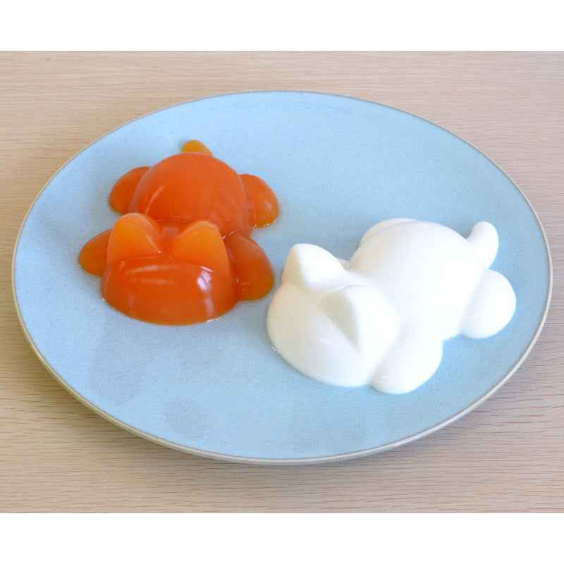 Kokubo Cat-Shaped Rice Mold Maker Omelet/Curry/Rice Ball/Fried Rice Decoration Kitchen Tool White