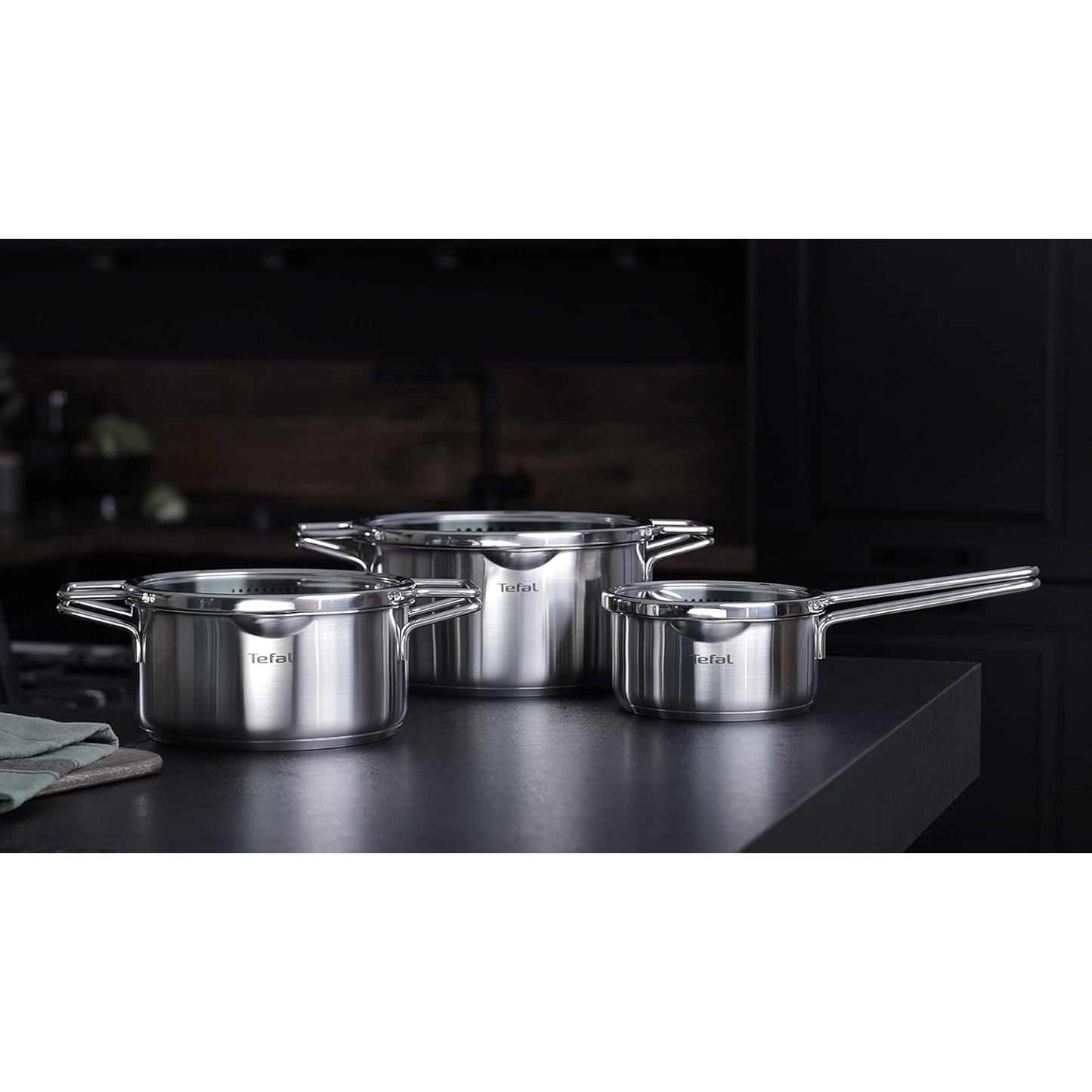 TEFAL NORDICA Stainless steel Induction Stew Pot (24cm, 4.8L) + lid