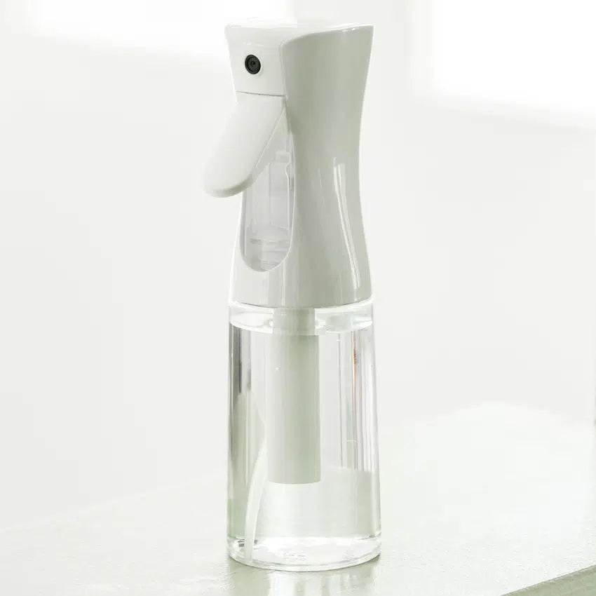 Spray Bottle for Hair, Plants & More, Continuous Mister, Ultra Fine Water Mist, (200ml) White Bottle