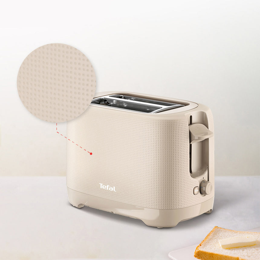 Tefal TT2M2B Morning 2-Slot Toaster 720W Light-Beige - Adamhnk