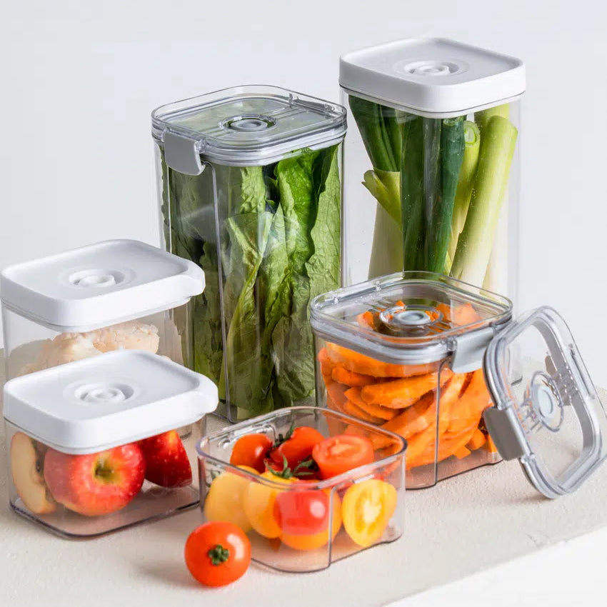 Vacuum Food Storage Container (1480ml) White - Adamhnk