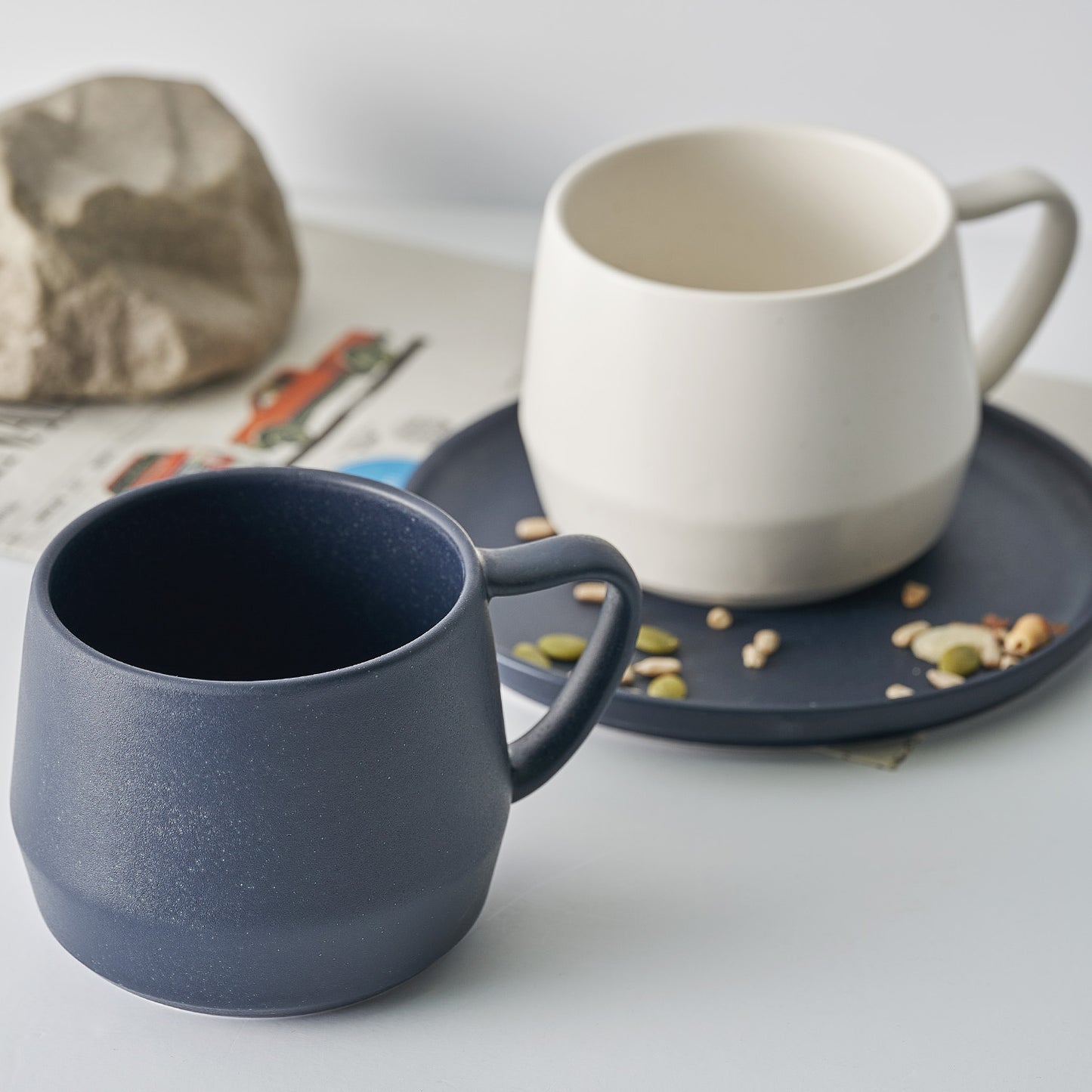 ARI Ceramic Coffee Cup (270ml) Tableware Dishwasher Oven Safe White - ๋ผ์จ์๋จ ์๋ฆฌ ์ปคํผ์S 270ml ํ์ดํธ - adamhnk