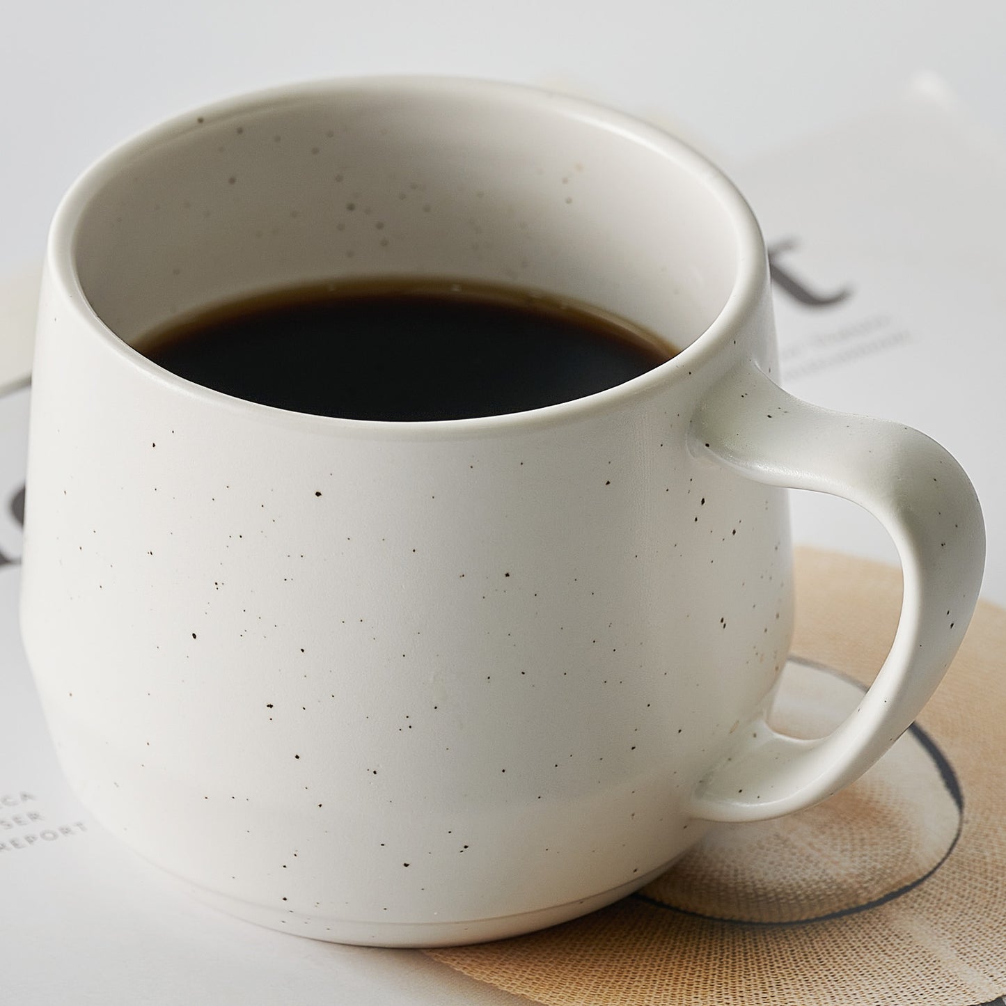 ARI Ceramic Coffee Cup (370ml) Tableware Dishwasher Oven Safe White - ๋ผ์จ์๋จ ์๋ฆฌ ์ปคํผ์L 370ml ํ์ดํธ - adamhnk