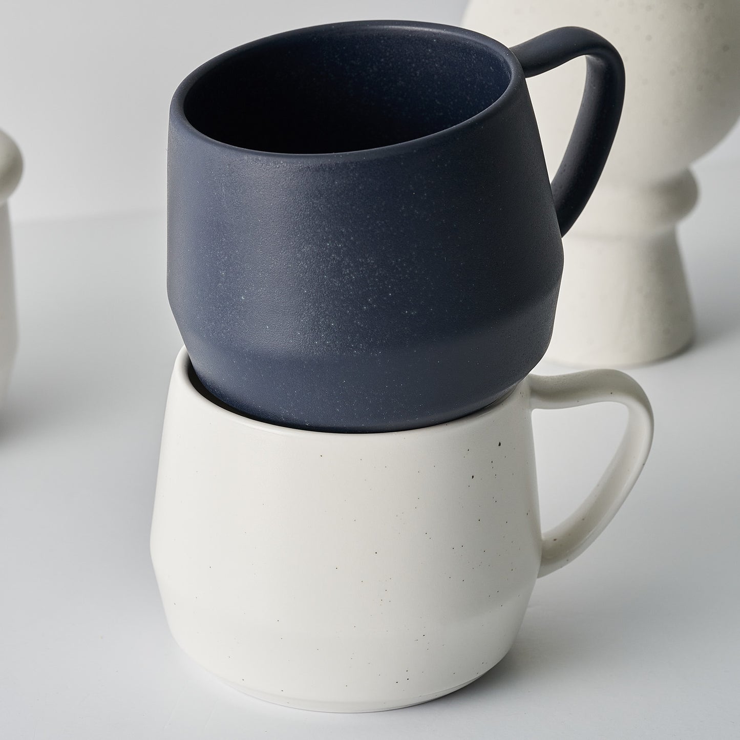 ARI Ceramic Coffee Cup (370ml) Tableware Dishwasher Oven Safe Blue - ๋ผ์จ์๋จ ์๋ฆฌ ์ปคํผ์L 370ml ๋ธ๋ฃจ - adamhnk