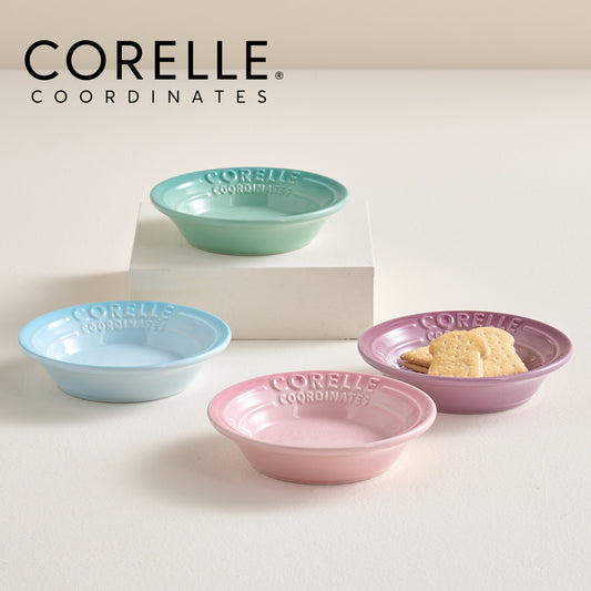 Corelle Breeze Stone Low Bowl 4p Dinnerware Dishwasher Oven Safe 4 Color