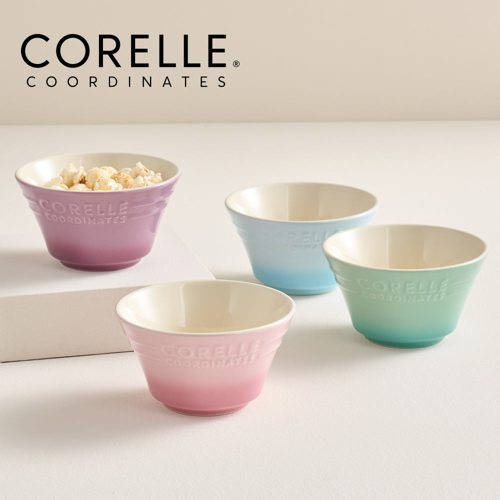 Corelle Breeze Stone Rice Bowl 4p Dinnerware Dishwasher Oven Safe 4 Color