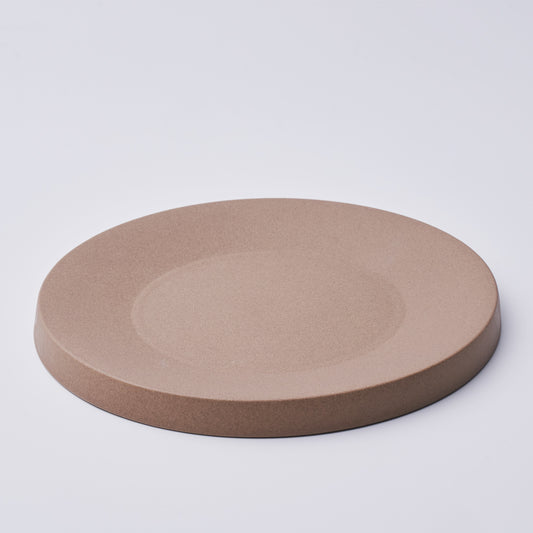 DILLO Art Objet Large Round Plate Dinnerware Brown