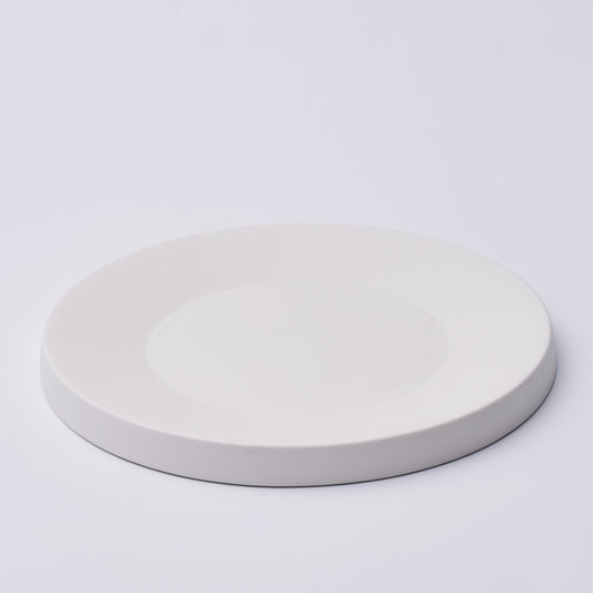 DILLO Art Objet Large Round Plate Dinnerware White