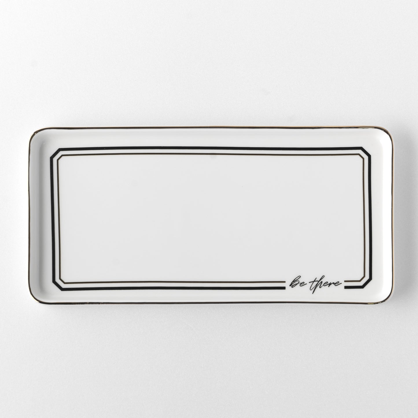 Elina Ceramic Rectangular Plate Dinnerware No PFOA White