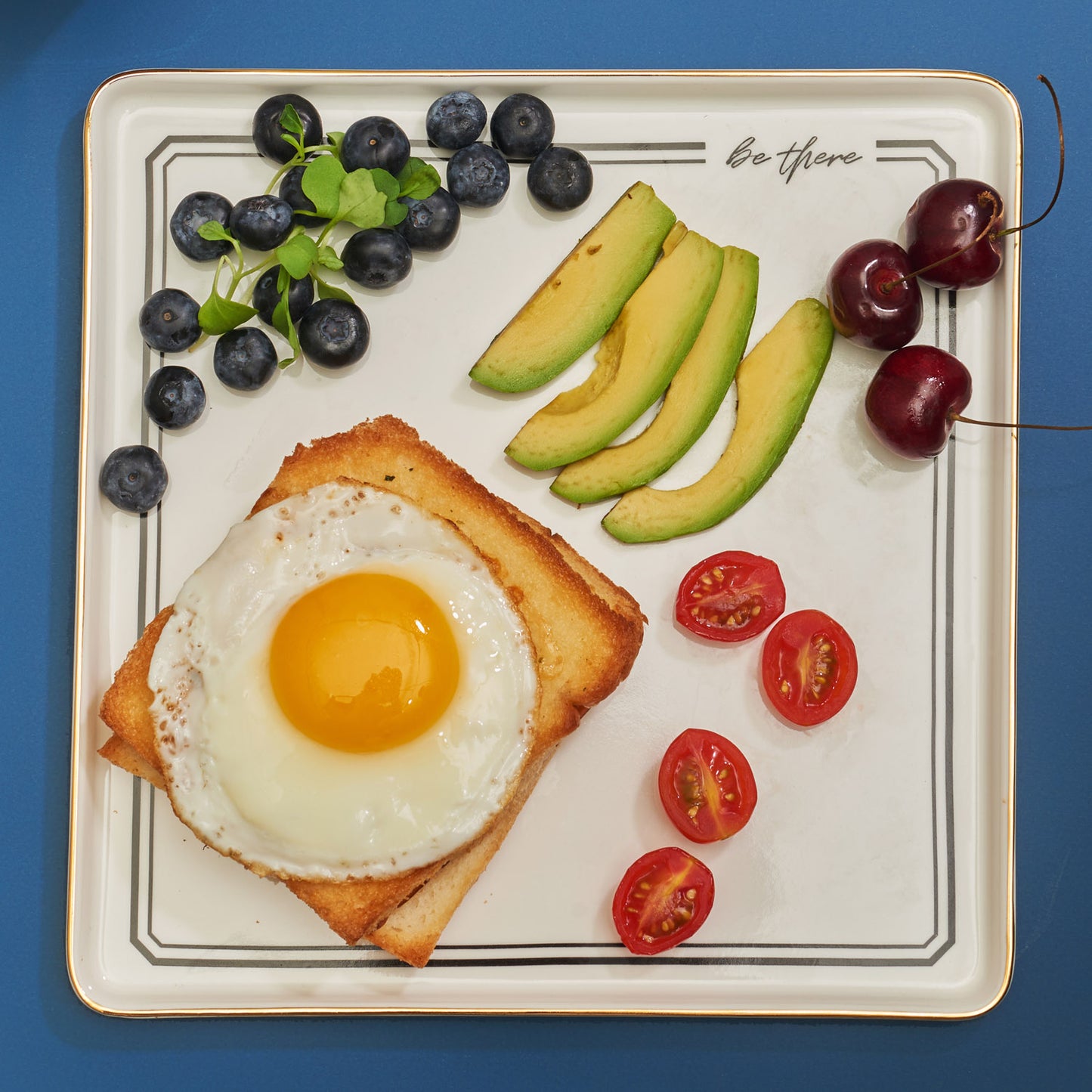 Elina Ceramic Square Large Plate Dinnerware No PFOA White