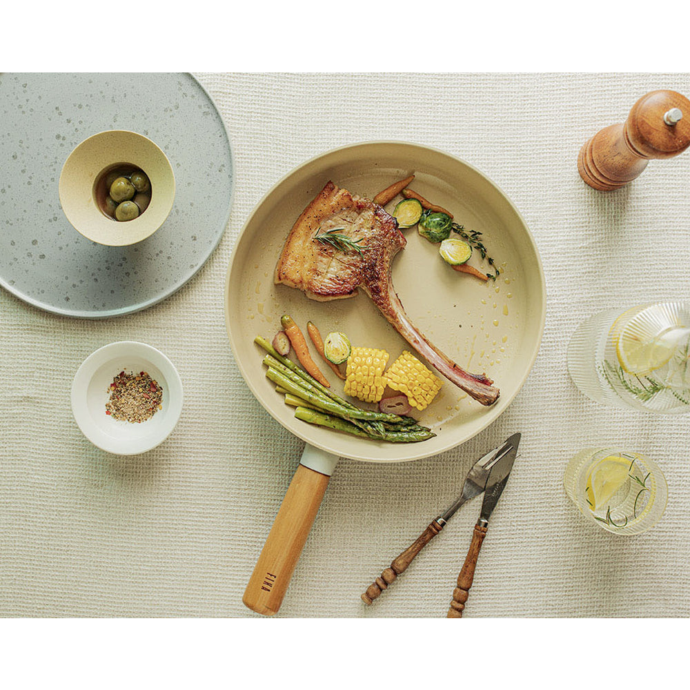 FIKA Induction Frying Pan 3p (24+28+26cm) No PFOA White