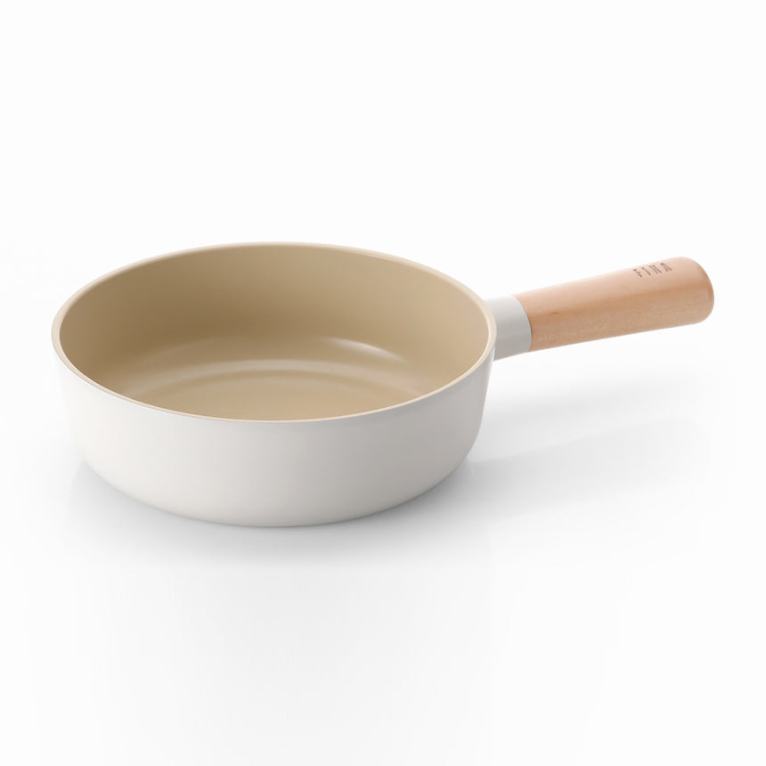 FIKA Induction Frying Pan (15cm+18cm) + Saucepan (18cm) 3p No PFOA White