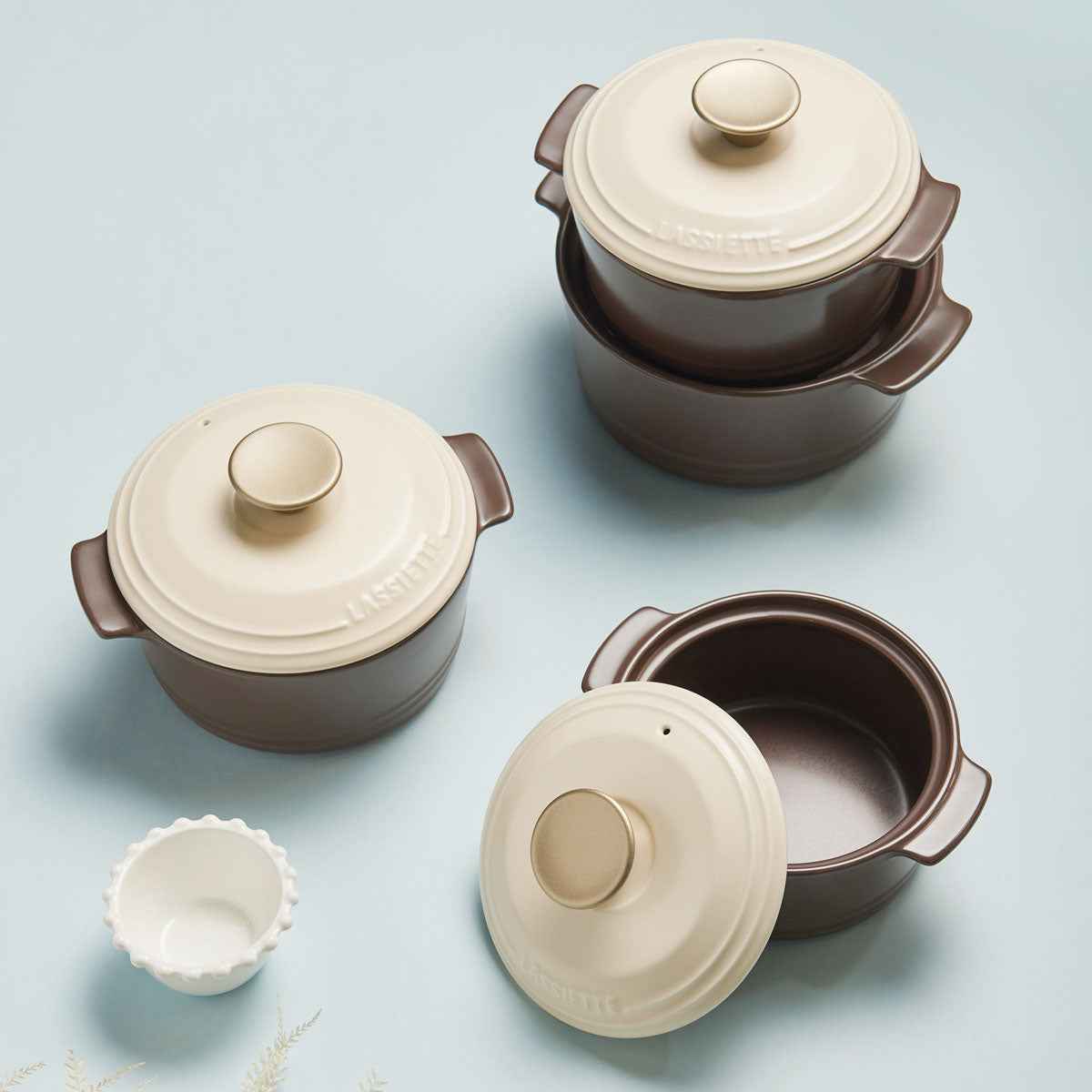 GEMPOT GOLD EDITION Premium Ceramic Stewpot (18cm) No-Crack Dishwasher Oven Safe No PFOA