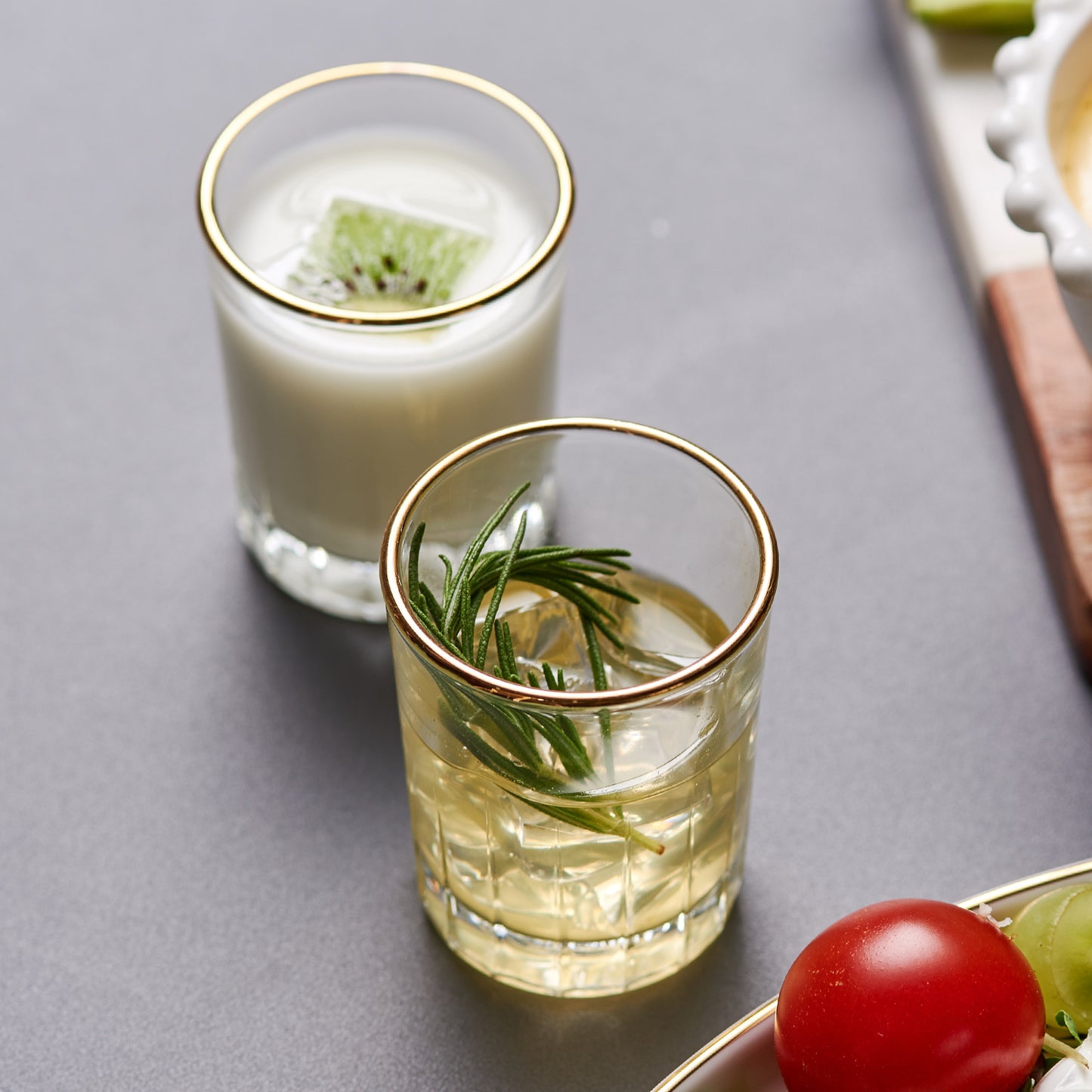 GOLDLINE 24K Shot Glass 4p (50ml) Clear - ๋ผ์จ์๋จ 24k ๊ณจ๋๋ผ์ธ ์์ฃผ์ C 4p - adamhnk
