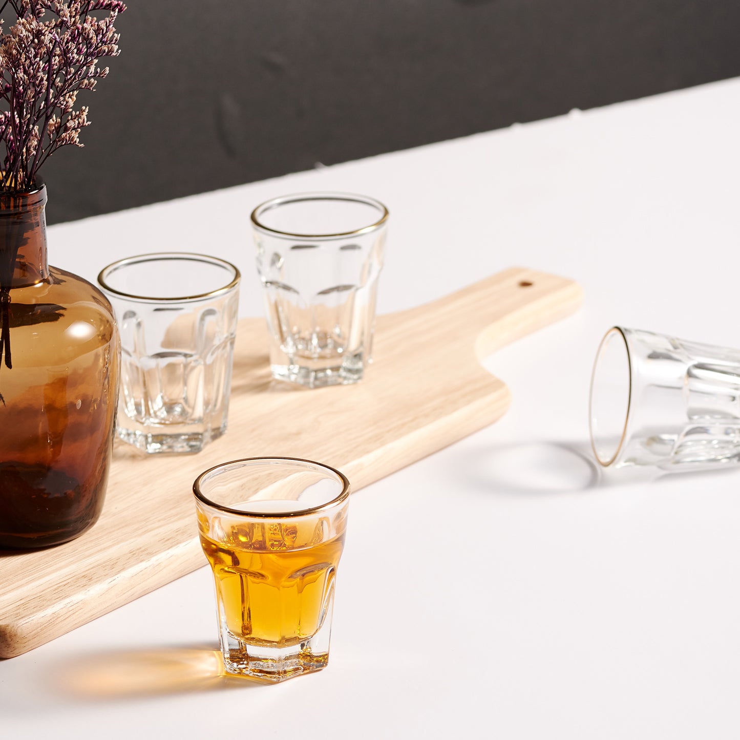GOLDLINE 24K Shot Glass 4p (40ml) Clear - ๋ผ์จ์๋จ 24k ๊ณจ๋๋ผ์ธ ์์ฃผ์ B 4p - adamhnk