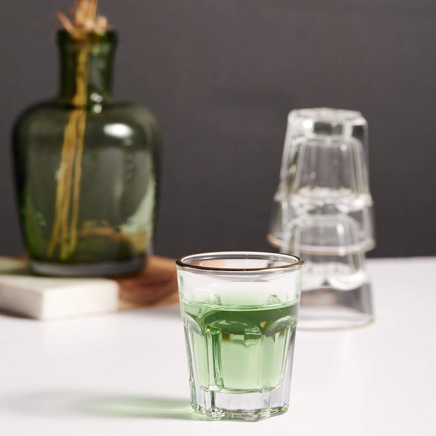 GOLDLINE 24K Shot Glass 4p (40ml) Clear - ๋ผ์จ์๋จ 24k ๊ณจ๋๋ผ์ธ ์์ฃผ์ B 4p - adamhnk