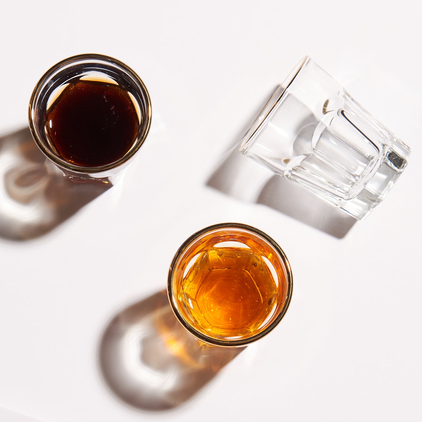 GOLDLINE 24K Shot Glass 4p (40ml) Clear - ๋ผ์จ์๋จ 24k ๊ณจ๋๋ผ์ธ ์์ฃผ์ B 4p - adamhnk