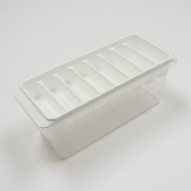 Ice 8-Block Container Mold White - ์ฝ์ฟ ๋ณด ์ผ์ํ&๋ณด๊ด๋ฐ์ค ๋ง๋ํ KK-220 - adamhnk