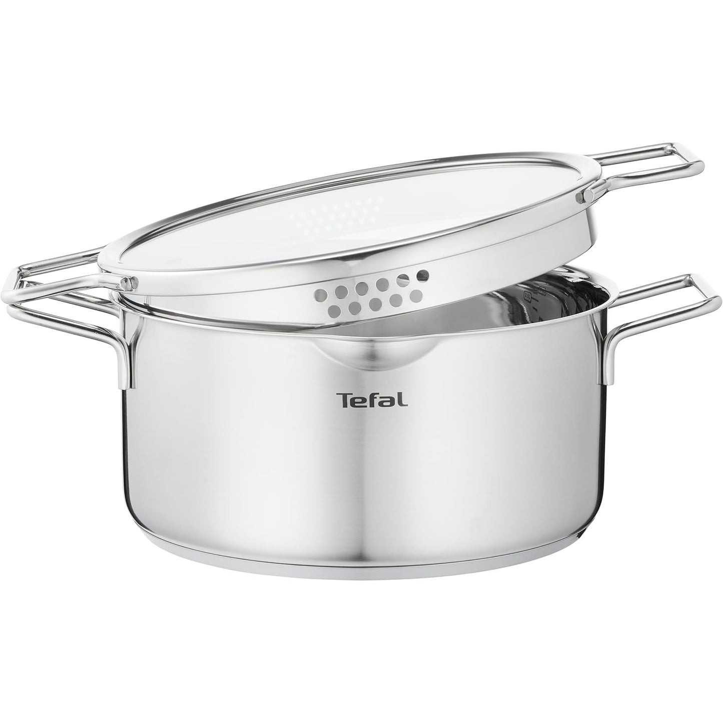 TEFAL NORDICA Stainless steel Induction Stew Pot (24cm, 4.8L) + lid