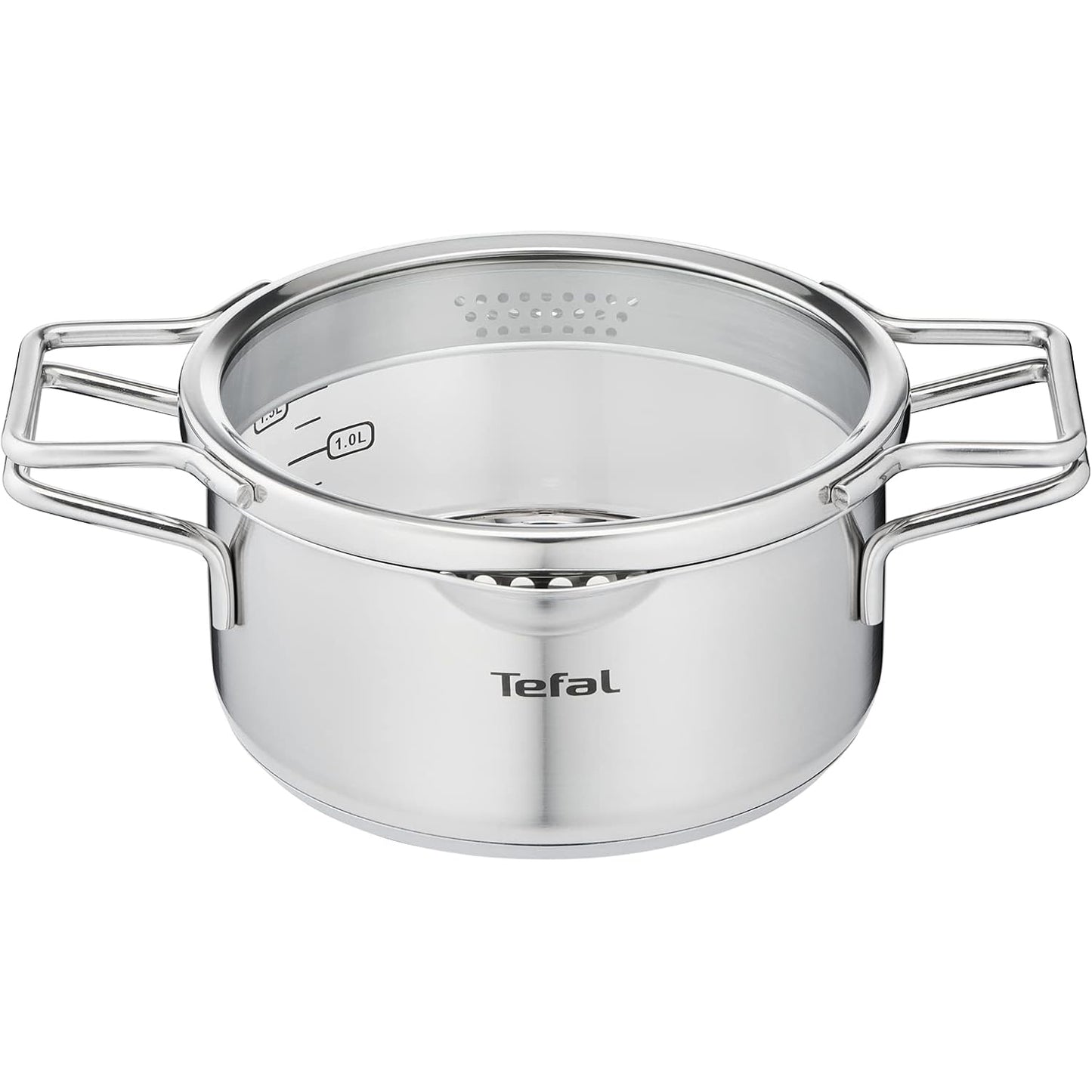 TEFAL NORDICA Stainless steel Induction Stew Pot (18cm, 2.2L) + lid