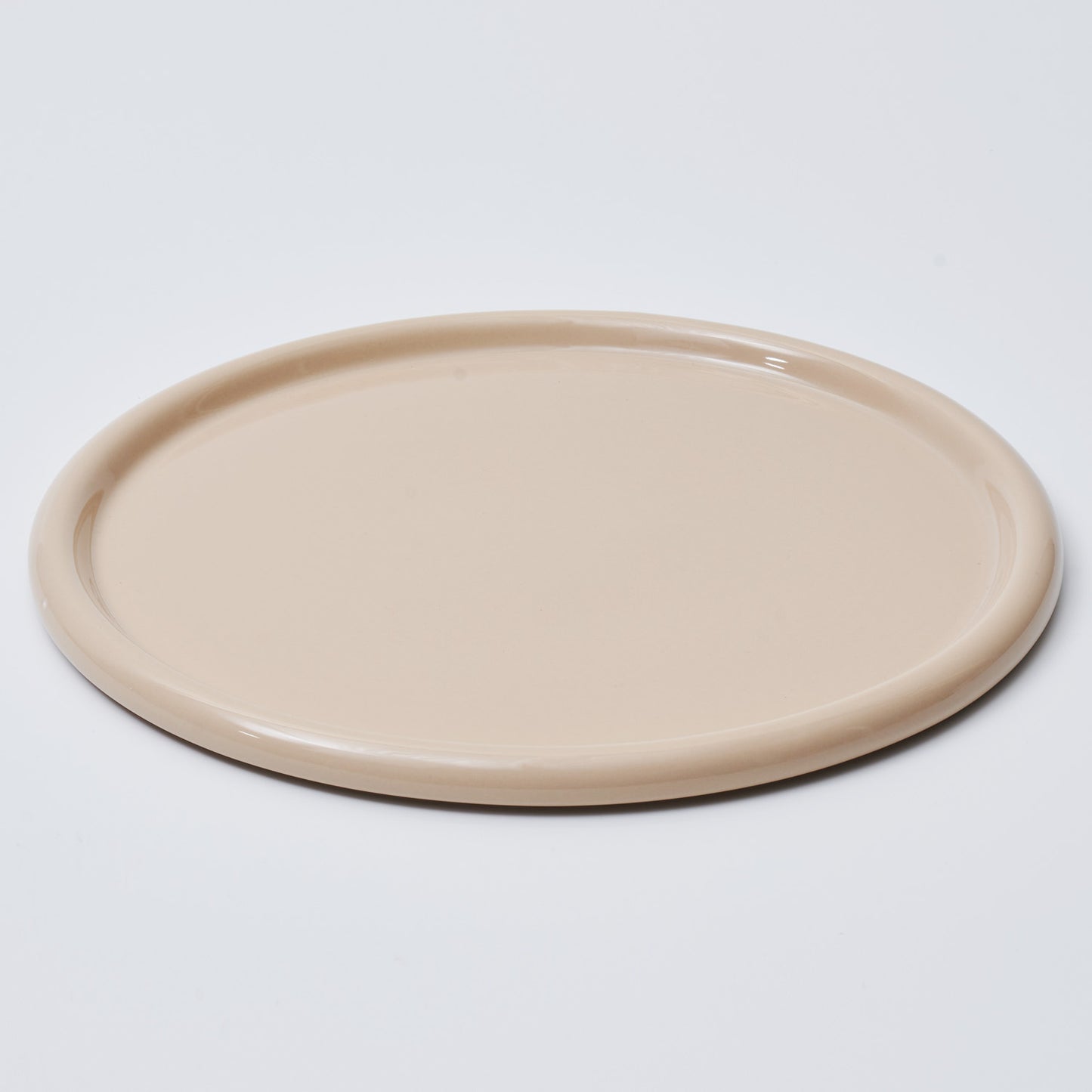 NUBE Ceramic Large Round Plate Dishwasher Oven Safe Yellow