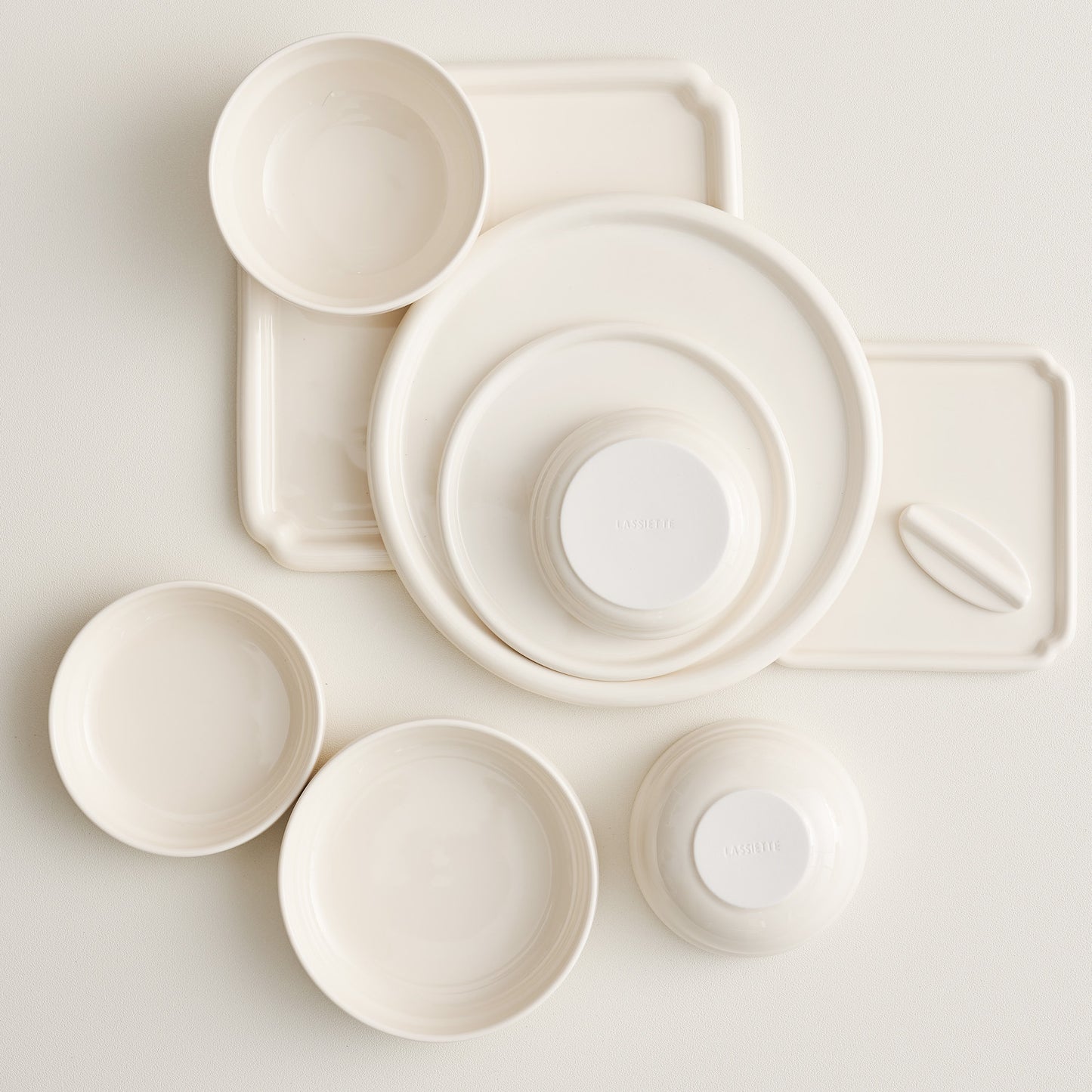 NUBE Ceramic Soup Bowl Dishwasher Safe White - ๋ผ์จ์๋จ ๋๋ฒ ๋์ ํ์ดํธ - adamhnk
