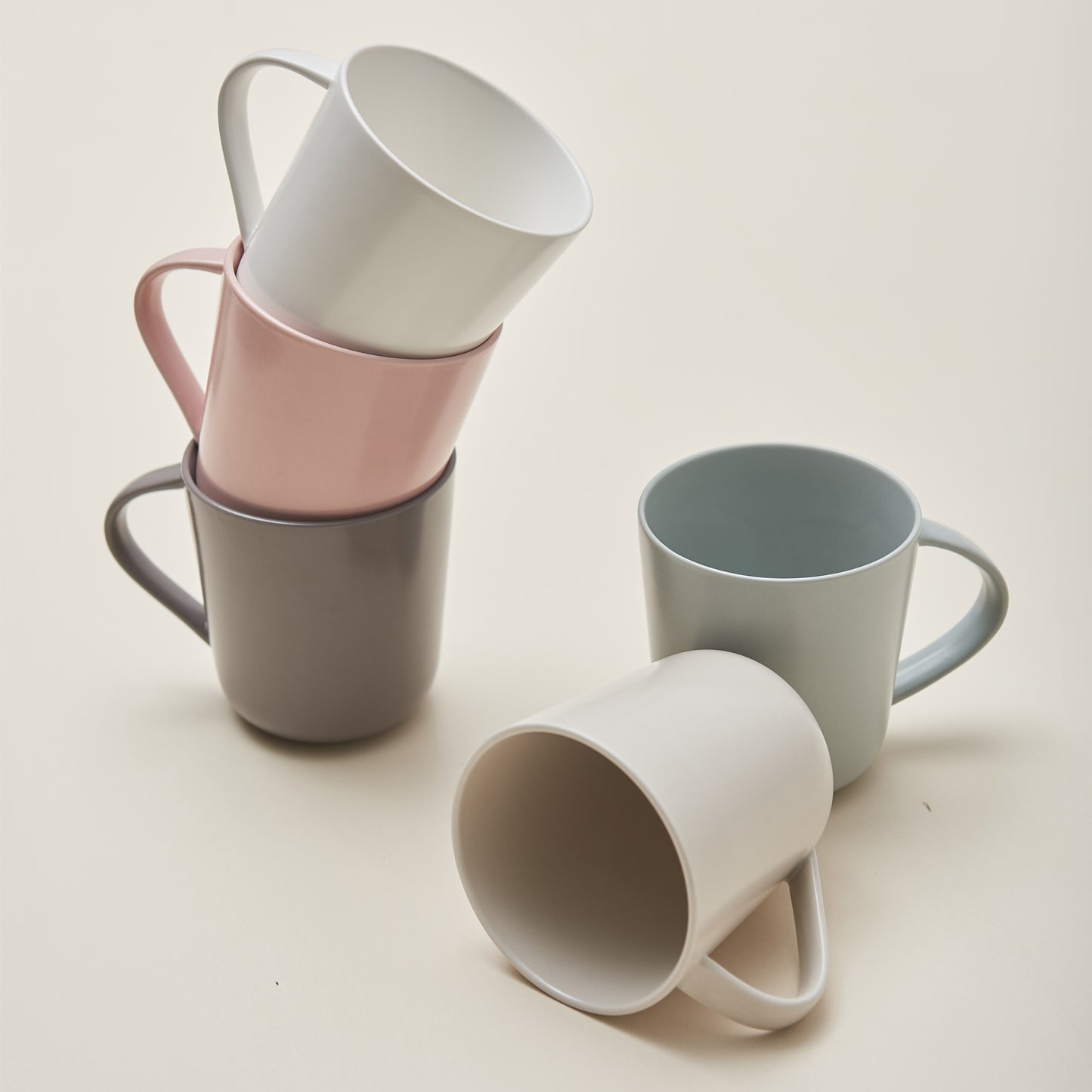ONBAN Ceramic Mug Cup (350ml) Dishwasher Oven Safe Pink