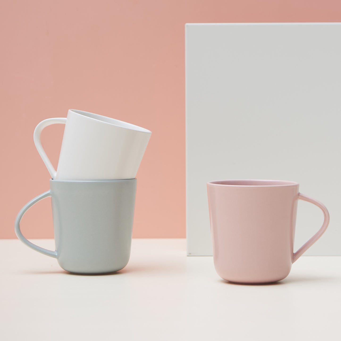 ONBAN Ceramic Mug Cup (350ml) Dishwasher Oven Safe Pink