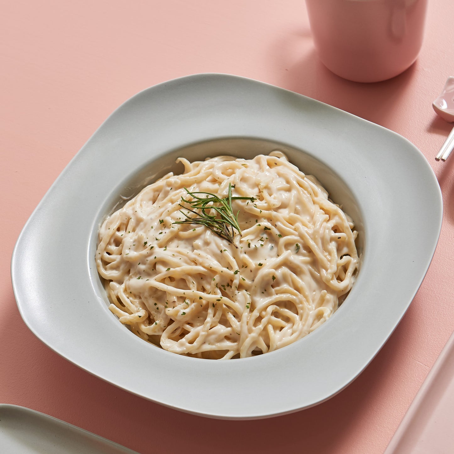ONBAN Ceramic Pasta Bowl Dishwasher Oven Safe Grey