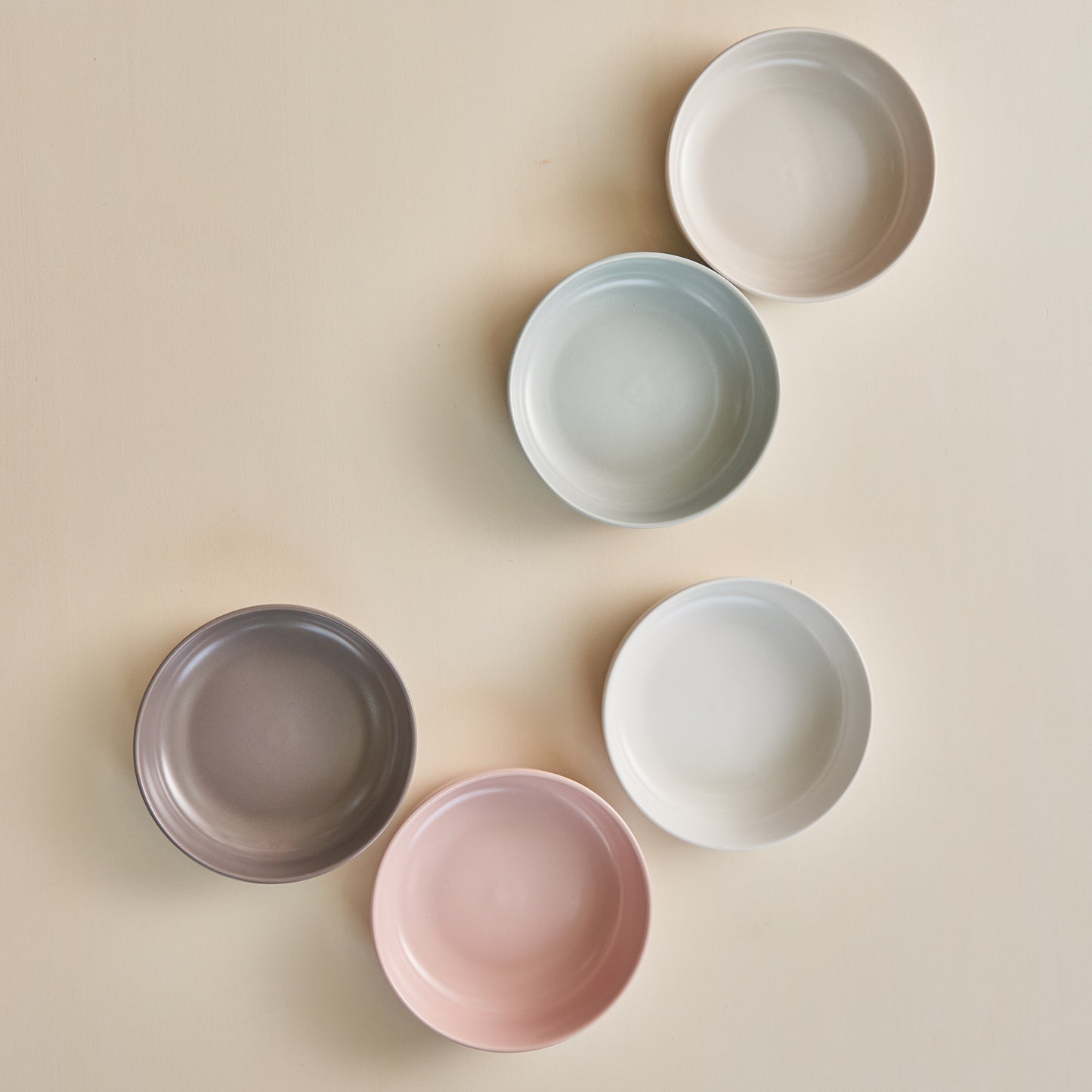 ONBAN Ceramic Low Bowl Dishwasher Oven Safe White