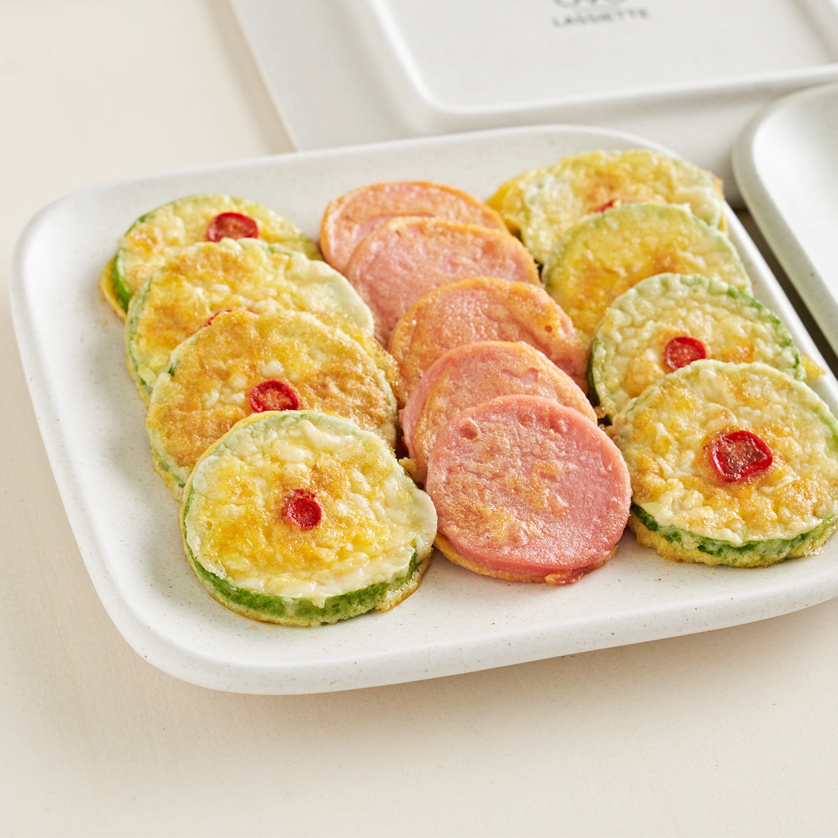 OVE Ceramic Square Small Plate Dishwasher Oven Safe Green