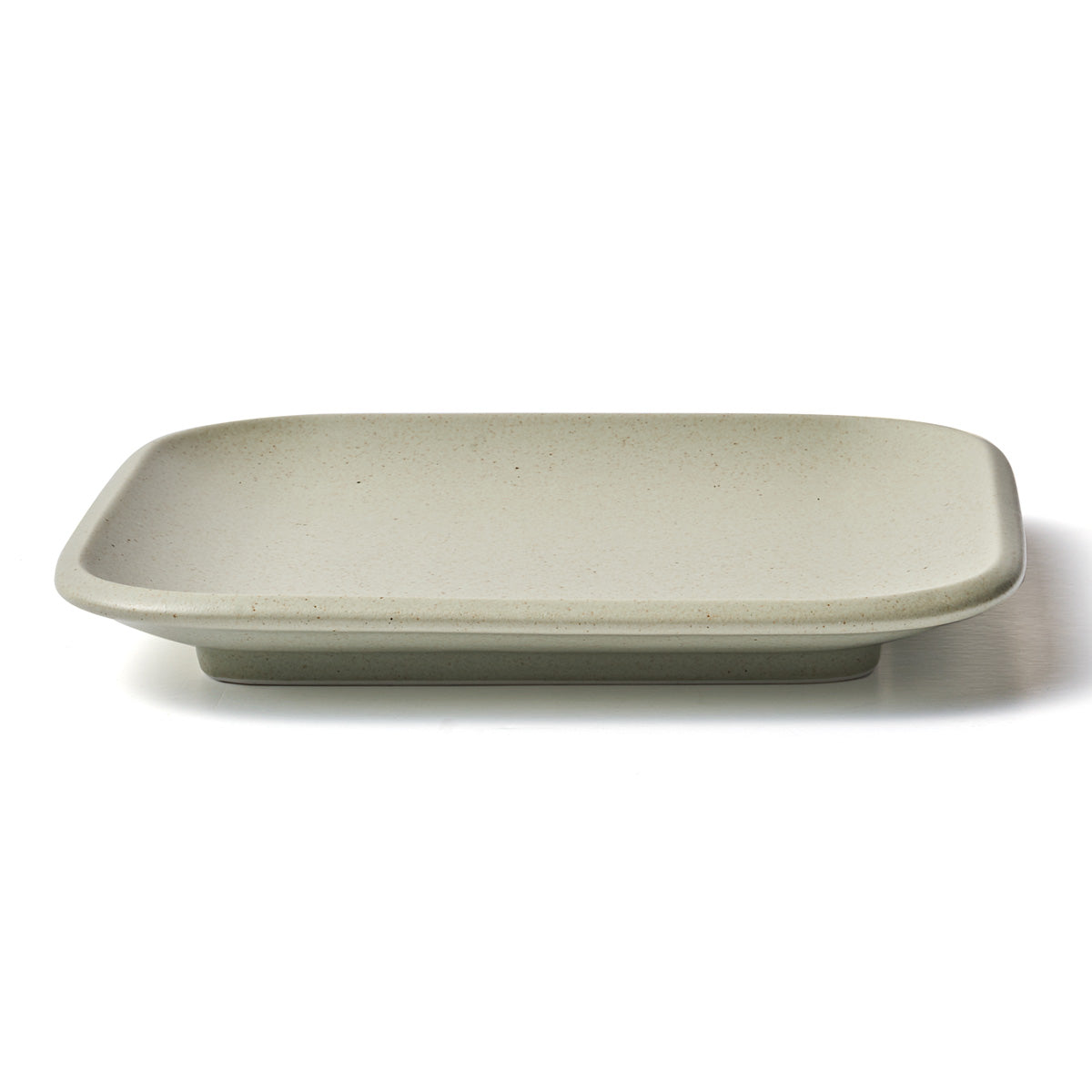 OVE Ceramic Square Small Plate Dishwasher Oven Safe Green