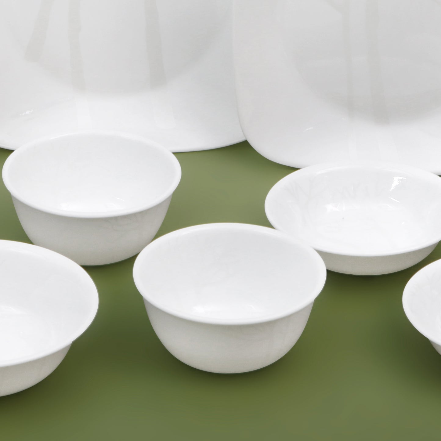 Corelle Silver Tree Frost Square 10p Glass Dinnerware Set Dishwasher Oven Safe